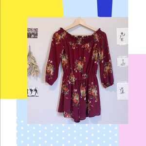 Francescas off the shoulder romper.